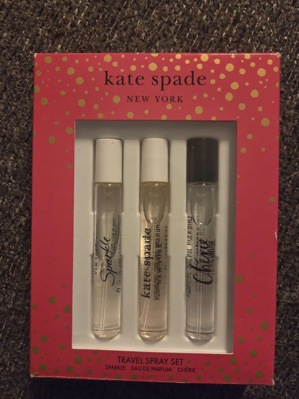 Kate Spade New York Sparkle Travel Spray Set